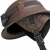 Import High Quality PP/ABS CE/DOT Certification Approved Protective Brown Leather German Style Motorcycle Helmets from China