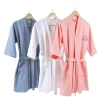 high quality shower robe bathrobe cheap price custom coral fleece luxury bathrobe gift set