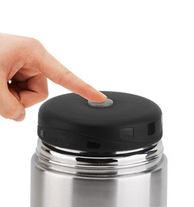 High Quality Stainless steel vacuum insulated thermos food jar with plastic lid