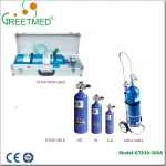 High quality steel small sizes 2L 3.2L 4L 6.3L 8L 10 liter portable mini medical oxygen cylinder with trolley