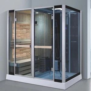 High Quality Wood Dry&amp;Wet Steam Room Sauna and Steam Combined Room