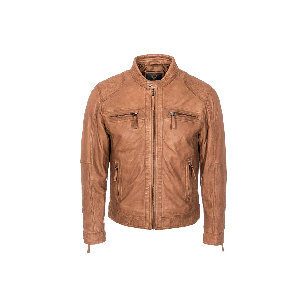 High Style Mens Fashion Genuine Leather Jacket /Wholesale Genuine Leather Jacket for Men/Cowhide Lambskin  Leather Jacket