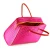 Import Hollow out Polyester Felt Women bags Top handle Satchel Handbag from China