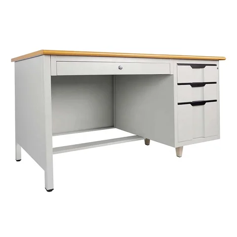 Buy Home Knock-down Steel Metal Table Office Executive Computer Desk ...