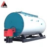 Horizontal gas hot water boiler