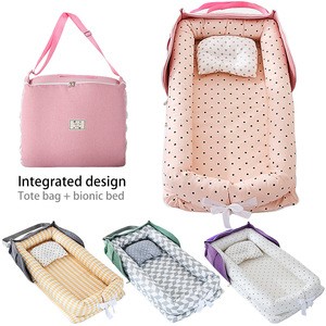 Hot Popular Tote Bag Bionic Bed Easy To Unfold Crib Breathable Bed