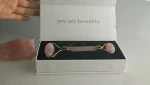 Hot product trend Facial beautifier massager natural rose quartz stone  beauty tools crystal quartz stone