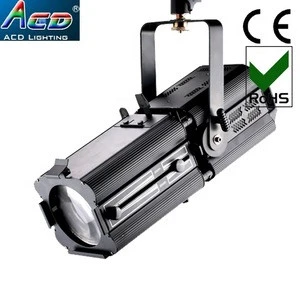 Hot sale 200w CRI>95 CE & Rohs certificate 15-50degree 5600-6500k led ellipsoidal zoom 200w cool white gobo projector zoom light