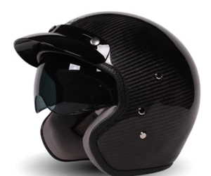 Hot Sale Adults In-mold Carbon Fiber Bike Bicycle Cycling Helmet with Light