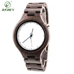 hot sale bamboo couple watch, custom logo on wooden wrist watch men with japan movt quartz watch stainless steel back