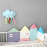 Hot Sale Competitive Price  4 Pieces A Set  Kids Cute Baby Playpen For Bed