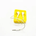 Hot sale customized silicone earphone cable winder/clip/holder