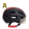 Hot Sale Downhill Mountain Bike Mtb Helmet With Removable Chin Guard With Mirror Windshield