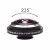 Hot sale factory price mobile phone clip-on 235 degree mobile phone super fisheye lens camera lens