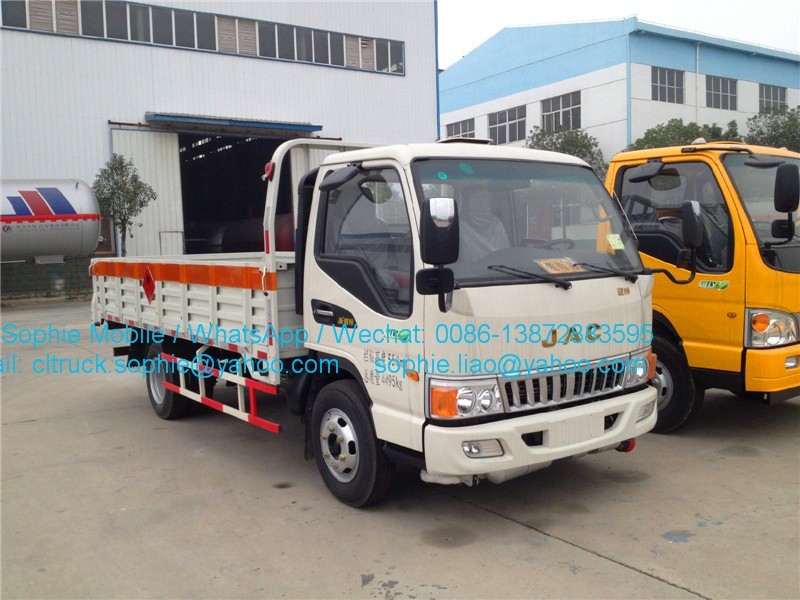Hot Sale JAC 4X2 mini Flatbed Cargo Truck Price Platform Transporter Vehicle For Sale