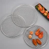 Hot sale round stainless steel barbecue grill wire mesh 330mm for roast cooking