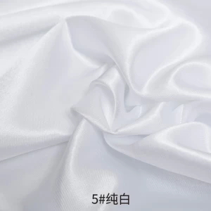 Hot Sale Stock Polyester Satin Fabric 75GSM for Dress SA0035