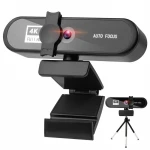 Hot Sale Webcams Live Broadcast Video Streaming Best Computer Cameras Laptop PC Web Cam USB Webcam 4K Full HD Autofocus 8MP