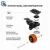 Import Hot sales Factory Direct Black Caster Wheels Trolley Casters and wheels caster wheel  Swivel Plate Locking from China