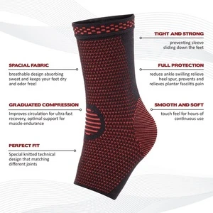 Hot sell kangda manufacturer ankle support ankle brace ankle sleeve