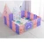 Import Hot sell multifunctional new design safety Kids plastic indoor play yard fence baby playpen from China