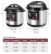 Import Hot selling 14-in-1 programmable Multifunctional big electric pressure cooker canning with non stick coating pot from China