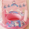 Hot selling baby swimming pool inflatable awning floating seat swimming ring