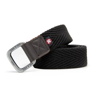 Hot Selling Business factory wholesale retro style D buckle fabric belts