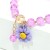 Import Hot selling fashion crystal bracelet small daisy cracked glass bead flower bracelet jewelry for women from China