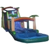 Hot selling palm tree giant Inflatable water slide for adults