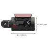 Hot Selling Vehicle 3-inch screen Car Black Box DVR Dash Camera with FHD 1080 Dual Lens car black box Loop Recording Camera