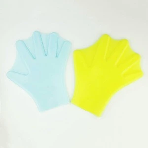 Hot Silicone Swimming Gloves