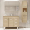 Hotel bathroom vanity cabinet with floor stand bathroom furniture