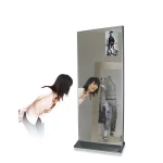 Hotel Bluetooth Smart display touch screen LED Lighted Vanity Bath Mirror Wall Mounted Magic Mirror for Bathroom