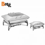 Hotel equipments electric glass chafing dish buffet food warm plates