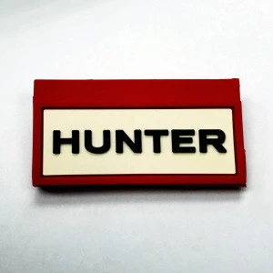 Hottest Custom Badge Embossed  Pvc Soft New Rubber Badge Patch