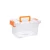 Household Items Transparent Plastic Portable Enlarged Storage Box Toy Clothing Storage Boxes