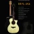 Import HUN-1SA 40 inch GA Cutaway 6 strings Crafted Solid Spruce top Acuoustic Guitar from China