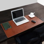 HX Office Writing  Large Desk Mat 2 Sides Durable PU Anti-slip Desk Pads Big Size Carpet Mouse Pad