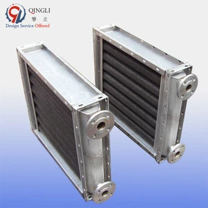 Industrial fin tube steam air heater for drying process