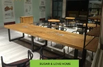 industrial loft style office furniture ,office table,office desk with pipe legs