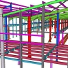 Industrial Low Cost Factory Workshop Steel Building H Beam Structure Frame /Skeleton For Warehouse/Factory/Workshop