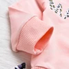 Infant  clothingAutumn Winter Baby Girls Clothes T-shirt+leopard printPants 2pcs Outfit Suit Baby Girls Clothing Set