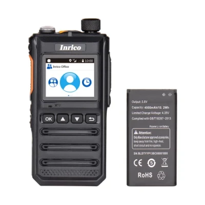 Inrico Hot Sale 4G Lte Network Radio with Display T640A
