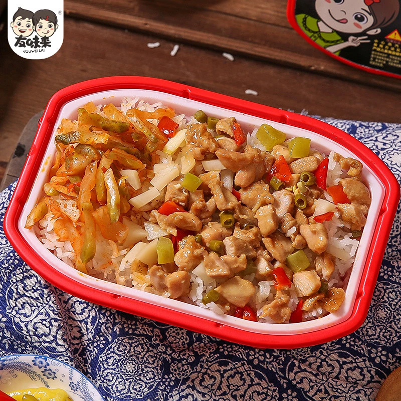 Instant rice diced chicken with pickled peppers 340g / bag