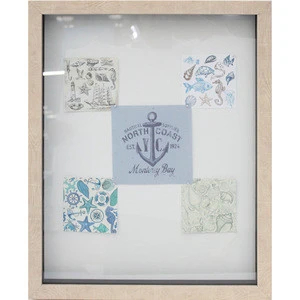 INTCO PS frame and white fabric 3d shadow box frame
