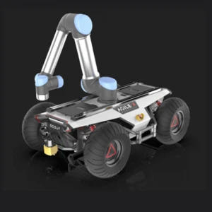 intelligent unmanned ground vehicle with Four-Wheel Servo Drive for  All-Round Industries Open System UGV Car Robot