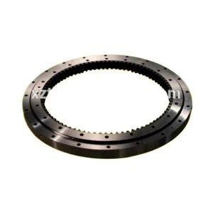 internal gear single row contact ball slewing bearing for excavators