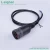 Import J1939-9Pin Plug Engine Diagnostics Cable Assembly 1M for Truck Bus from China