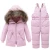 Import JACKETOWN JACKETOWN custom logo baby duck down jacket and duck down bib pants 2 pieces sets children down jacket from China